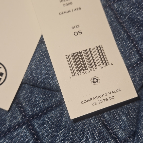 🛑SOLD SOLD SOLD🛑 New Tory Burch WILLA DENIM SMALL SHOULDER BAG DENIM - Picture 8 of 10